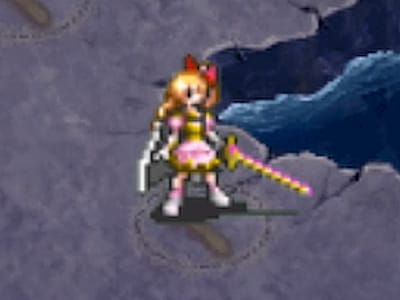 ルーンフェンサーの魔法剣士シャルロットのドット絵