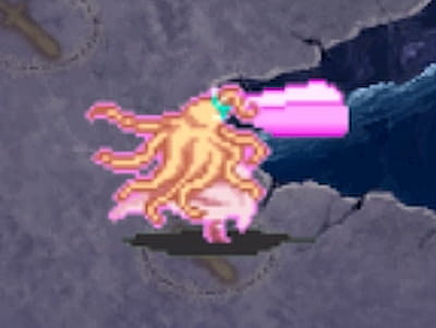 ルーンロードの魔法剣士シャルロットのドット絵