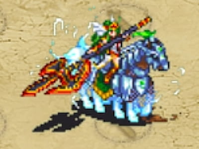 レギンレイヴの槍騎兵キャリーのドット絵