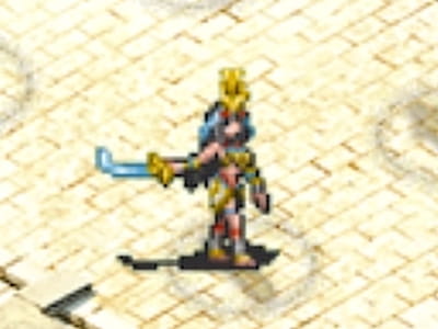 魔法剣士の熱砂の剣士ホルエスのドット絵