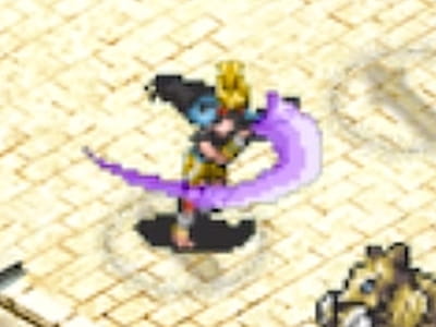 魔法剣士の熱砂の剣士ホルエスのドット絵