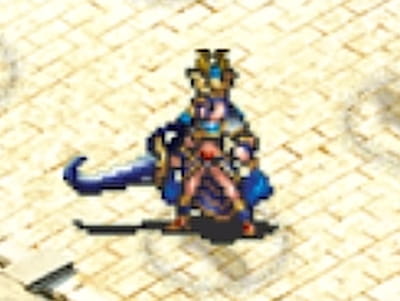 ルーンロードの熱砂の剣士ホルエスのドット絵