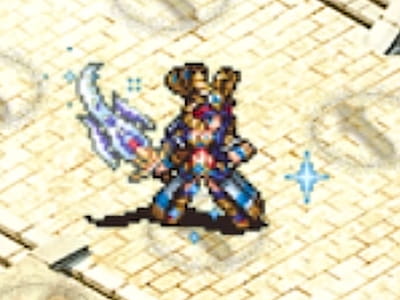 ルーンスレイヤーの熱砂の剣士ホルエスのドット絵