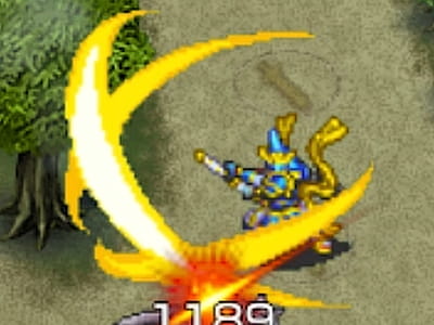 黒鋼大鎧武者の剣士アカネのドット絵