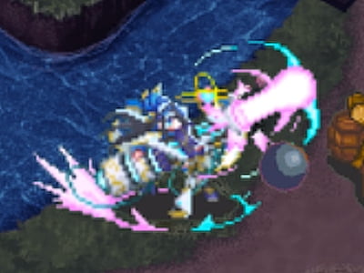 キャノンマスターの帝国砲術士ハイデマリーのドット絵