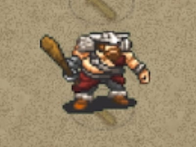 バンデットの山賊王コンラッドのドット絵