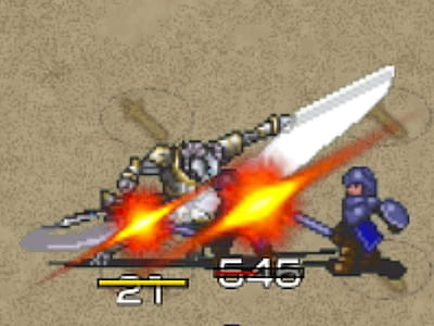 超級竜兵の帝国竜人サーベインのドット絵
