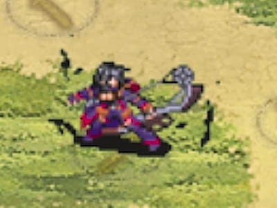 アルテミスの漆黒の射手リタのドット絵