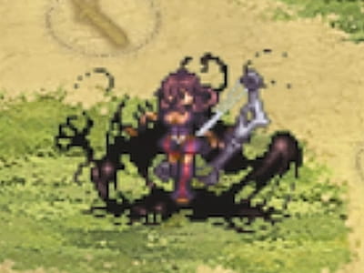 ラピッドシューターの漆黒の射手リタのドット絵