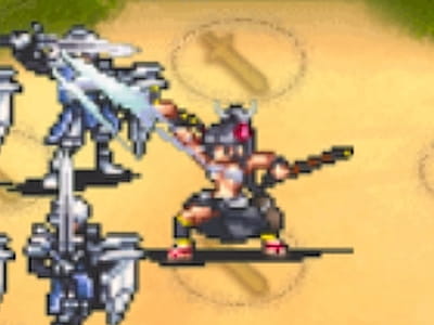 ショーグンの流浪の武芸者チズルのドット絵