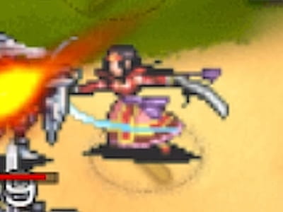前衛戦術家の亡国の将シュウカのドット絵