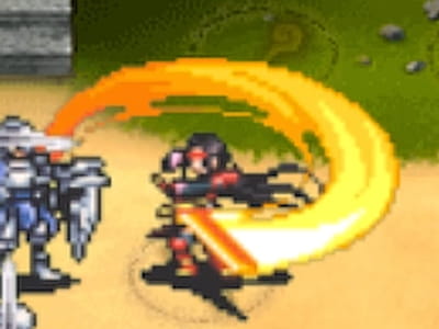 武人軍師の亡国の将シュウカのドット絵