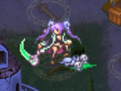 ヘルネクロマンサーの死霊魔術師メメントのドット絵