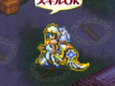 セイントの至宝の使い手リアナのドット絵