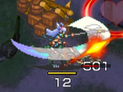 ドラゴンライダーの竜騎士ルシルのドット絵