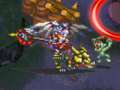 ドラゴンロードの竜騎士ルシルのドット絵