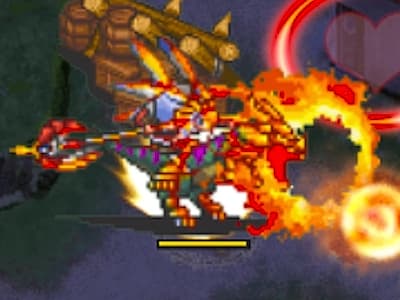 ドラゴンロードの竜騎士ルシルのドット絵
