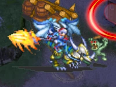 ドラゴンマスターの竜騎士ルシルのドット絵