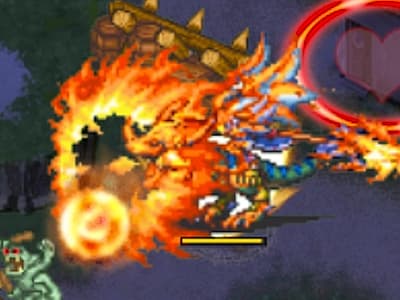 ドラゴンマスターの竜騎士ルシルのドット絵