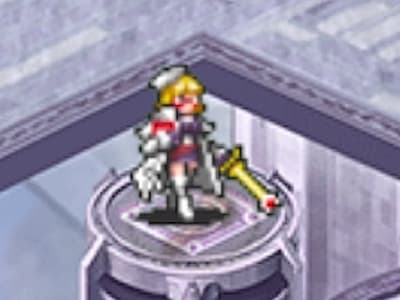 マスターアルケミストの白衣の錬金術師コリンのドット絵