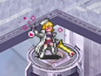 マスターアルケミストの白衣の錬金術師コリンのドット絵