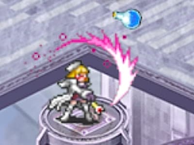 マスターアルケミストの白衣の錬金術師コリンのドット絵