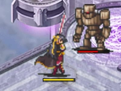 剣聖の剣士サンドラのドット絵