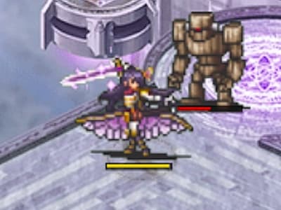 デッドリーエッジの剣士サンドラのドット絵