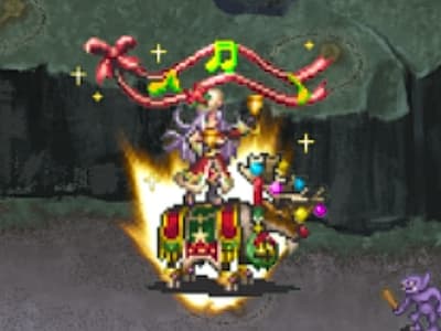 ボウライダーマスターの聖夜の弓騎兵サラサのドット絵