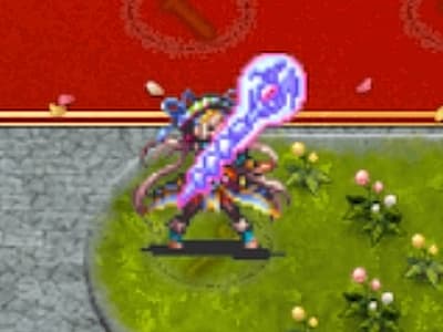 呪術使いの忘我の呪術師レヴィのドット絵