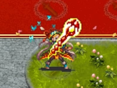 呪術師の忘我の呪術師レヴィのドット絵