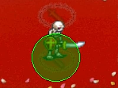ネクロマンサーの反魂の死霊術師メトゥスのソードスケルトントークンのドット絵