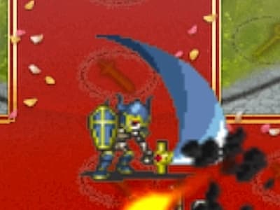 コフィンクイーンの反魂の死霊術師メトゥスのスケルトンナイトトークンのドット絵