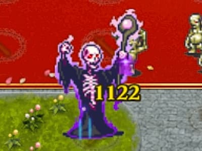 グレイヴボーンの反魂の死霊術師メトゥスのリッチトークンのドット絵