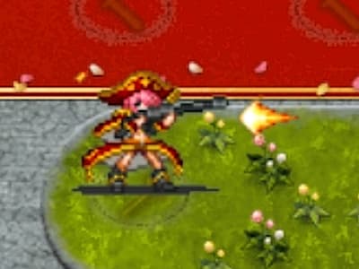 パイレーツの私掠船長サブリナのドット絵