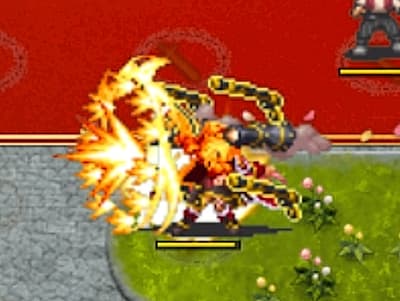 私掠船長サブリナの覚醒スキル中ドット絵