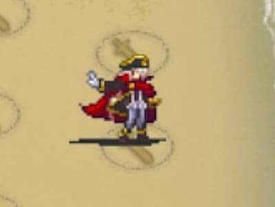 前衛戦術家の天才戦術家ヘレナのドット絵