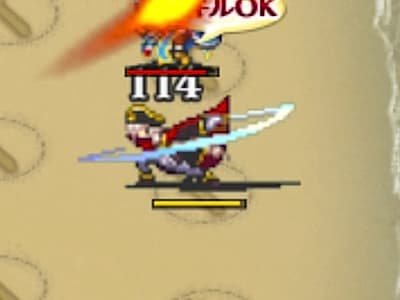 前衛戦術家の天才戦術家ヘレナのドット絵