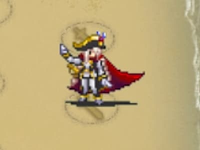 武人軍師の天才戦術家ヘレナのドット絵