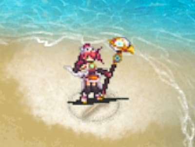 クロノウィッチの時の魔女ココロのドット絵