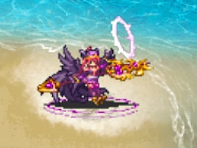 クロノマンサーの時の魔女ココロのドット絵