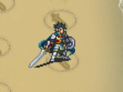 ソルジャーの冒険者ジェイクのドット絵
