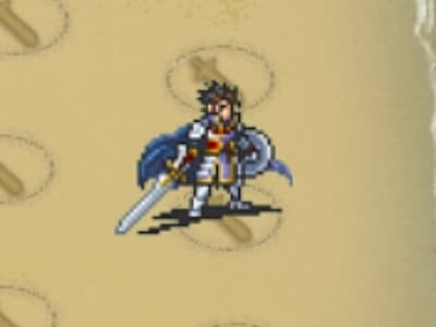 ソルジャーチーフの冒険者ジェイクのドット絵