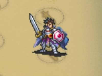 ソルジャーエリートの冒険者ジェイクのドット絵