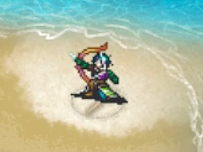 スナイパーの冒険者オスカーのドット絵