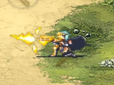モンスタースレイヤーの帝国猟兵レーゼルのドット絵