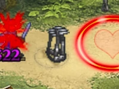 マスターレンジャーの闇の森の番人アイーダの超強化トラップトークンのドット絵