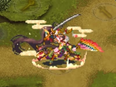 黒鋼大鎧武者の鬼切の使い手ヒバリのドット絵