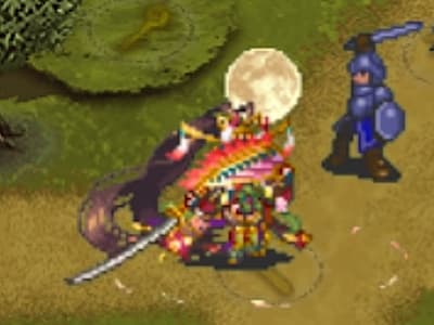 黒鋼大鎧武者の鬼切の使い手ヒバリのドット絵