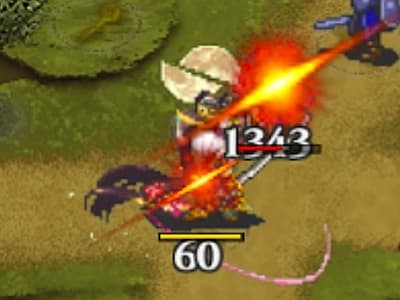 黒鋼大鎧武者の鬼切の使い手ヒバリのドット絵